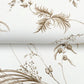 Floral Lace Taupe Wallpaper