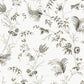 Floral Lace Black Wallpaper