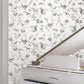 Floral Lace Black Wallpaper