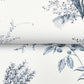 Floral Lace Navy Wallpaper