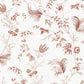 Floral Lace Brick Wallpaper