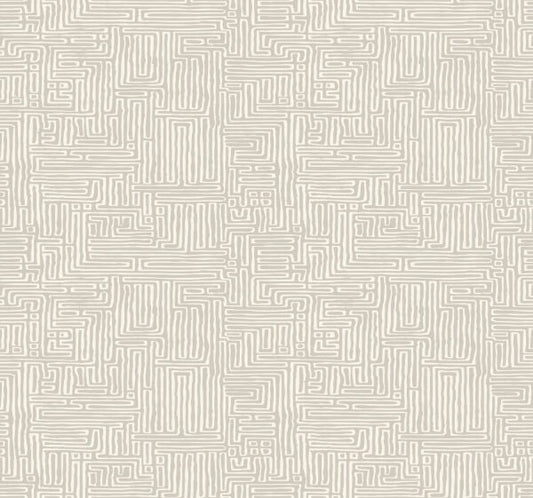 Passages Taupe Wallpaper
