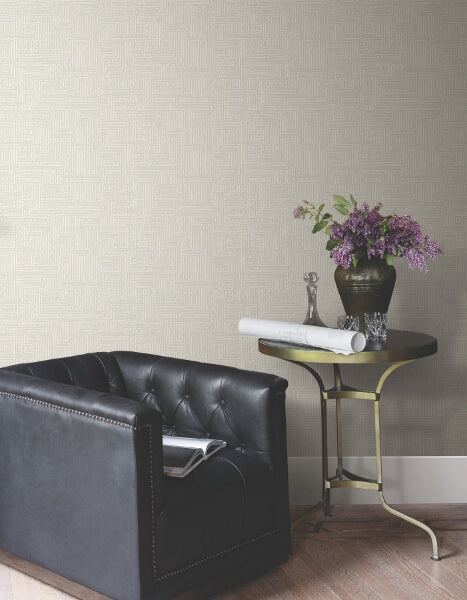 Passages Grey Wallpaper