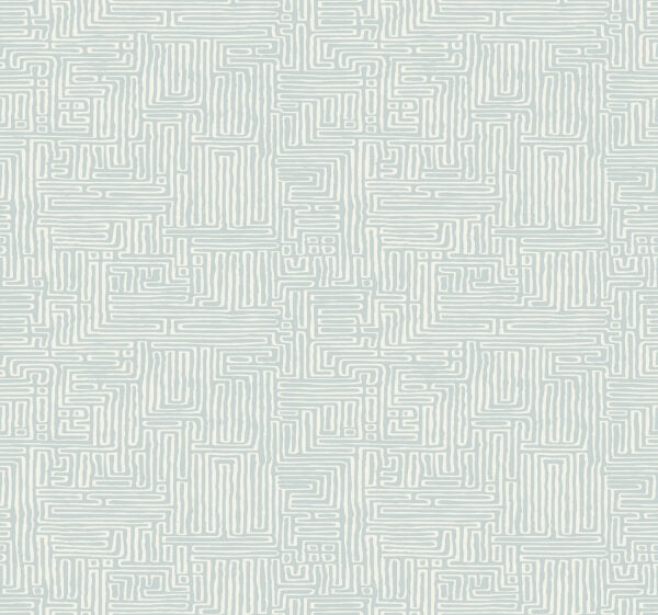 Passages Blue Wallpaper