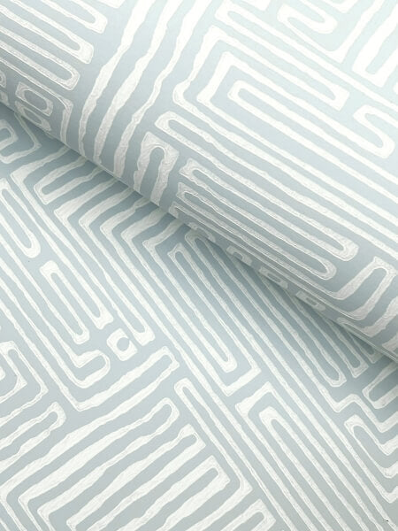 Passages Blue Wallpaper
