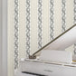Abbey's Garland Black & White Wallpaper