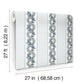 Abbey's Garland Aqua Wallpaper