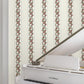 Abbey's Garland Red & Green Wallpaper