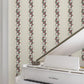 Abbey's Garland Ruby Wallpaper