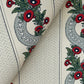 Abbey's Garland Ruby Wallpaper