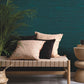 Lotus Leaf Turquoise Wallpaper