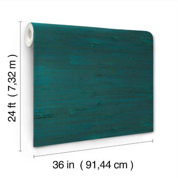 Lotus Leaf Turquoise Wallpaper