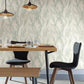 Peaceful Plume Light Blue Wallpaper