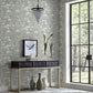 Botanical Fantasy Grey Wallpaper