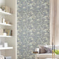 Botanical Fantasy Grey Wallpaper