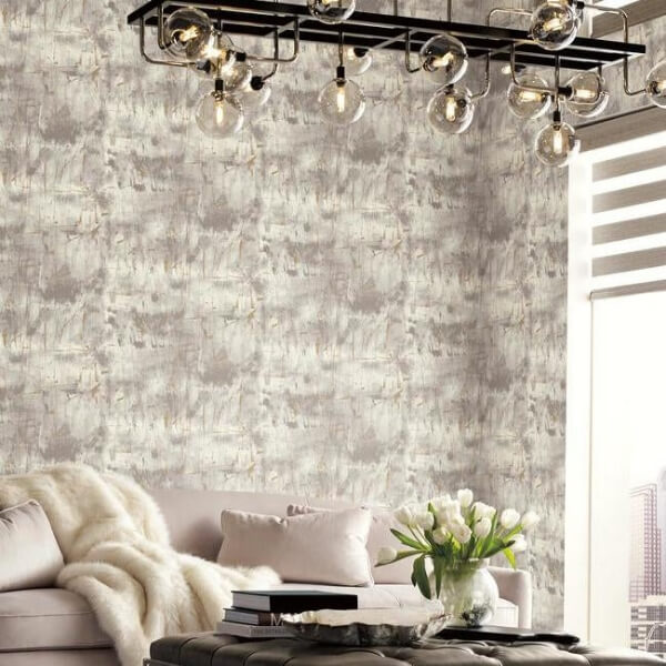 Modern Art Grey Wallpaper