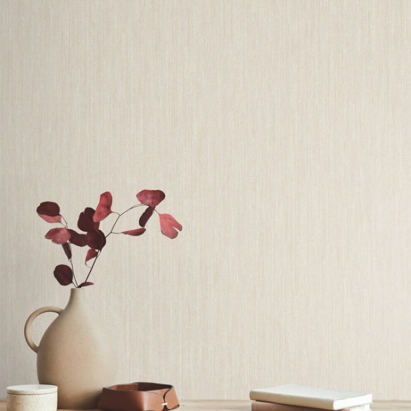 Smooth as Silk Beige Wallpaper