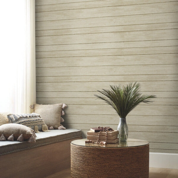 Broad Side Beige Wallpaper