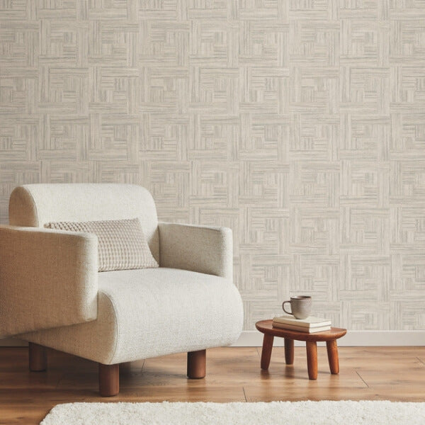 Tesselle Grey Wallpaper