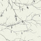 Winter Branches White Wallpaper