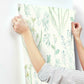 Alpine Botanical White Wallpaper