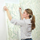 Alpine Botanical White Wallpaper