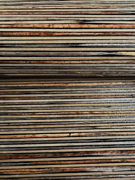 Bamboo Black Hemp Blend Wallpaper