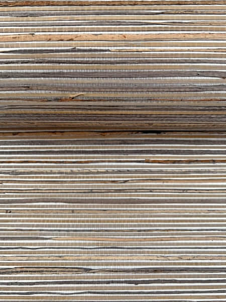 Bamboo Taupe Hemp Blend Wallpaper