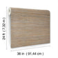 Bamboo Taupe Hemp Blend Wallpaper