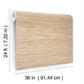 Bamboo White Hemp Blend Wallpaper