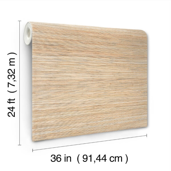 Bamboo White Hemp Blend Wallpaper