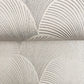Metallic Cream Scallop Wallpaper