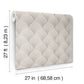 Metallic Cream Scallop Wallpaper
