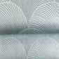 Metallic Blue Pearl Scallop Wallpaper