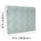 Metallic Blue Pearl Scallop Wallpaper