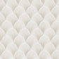 Metallic White Gold Scallop Wallpaper
