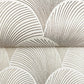 Metallic White Gold Scallop Wallpaper