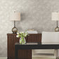 Layered Grey Lily Pads Wallpaper