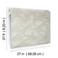 Layered Grey Lily Pads Wallpaper