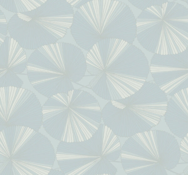 Layered Spa Lily Pads Wallpaper
