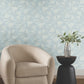 Layered Spa Lily Pads Wallpaper