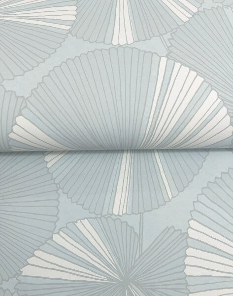 Layered Spa Lily Pads Wallpaper