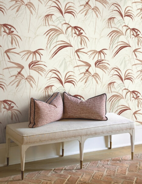 Inky Clay Palms Wallpaper