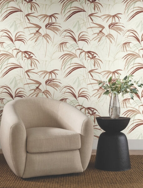 Inky Clay Palms Wallpaper