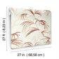 Inky Clay Palms Wallpaper