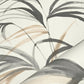 Inky Warm Neutral Palms Wallpaper