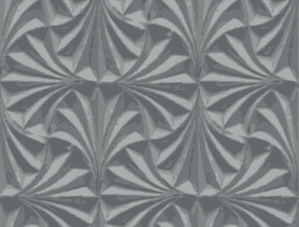 Sculpted Charcoal Fans Wallpaper