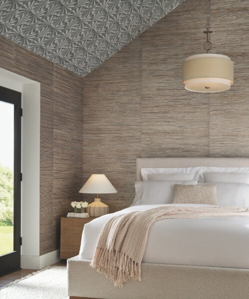 Sculpted Charcoal Fans Wallpaper