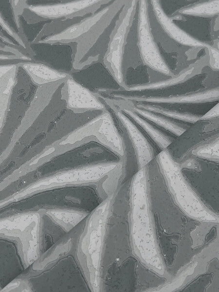 Sculpted Charcoal Fans Wallpaper
