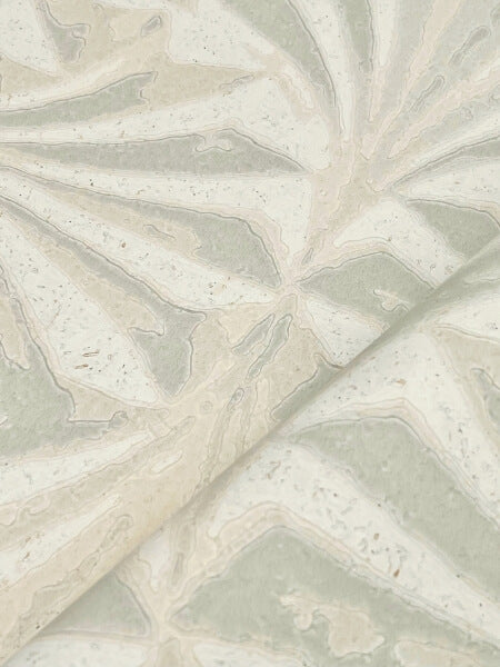 Sculpted Taupe Fans Wallpaper
